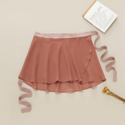 ' The Contrast ' wide waistband short skirt