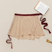 ' The Contrast ' wide waistband short skirt