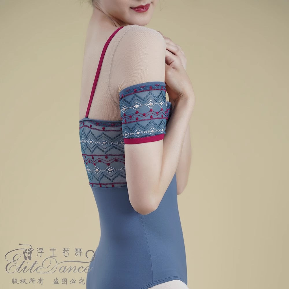 'The Dunhuang '  Exotic embroidery leotard