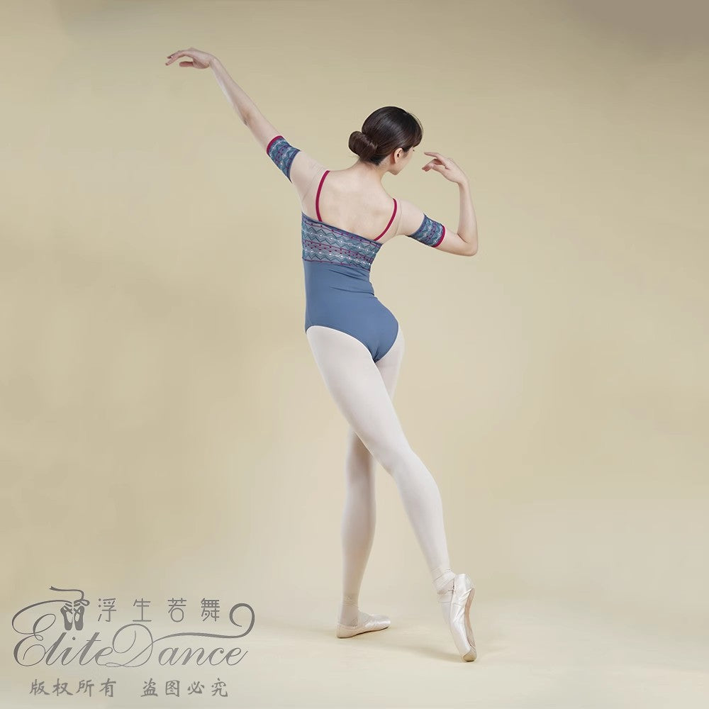 'The Dunhuang '  Exotic embroidery leotard