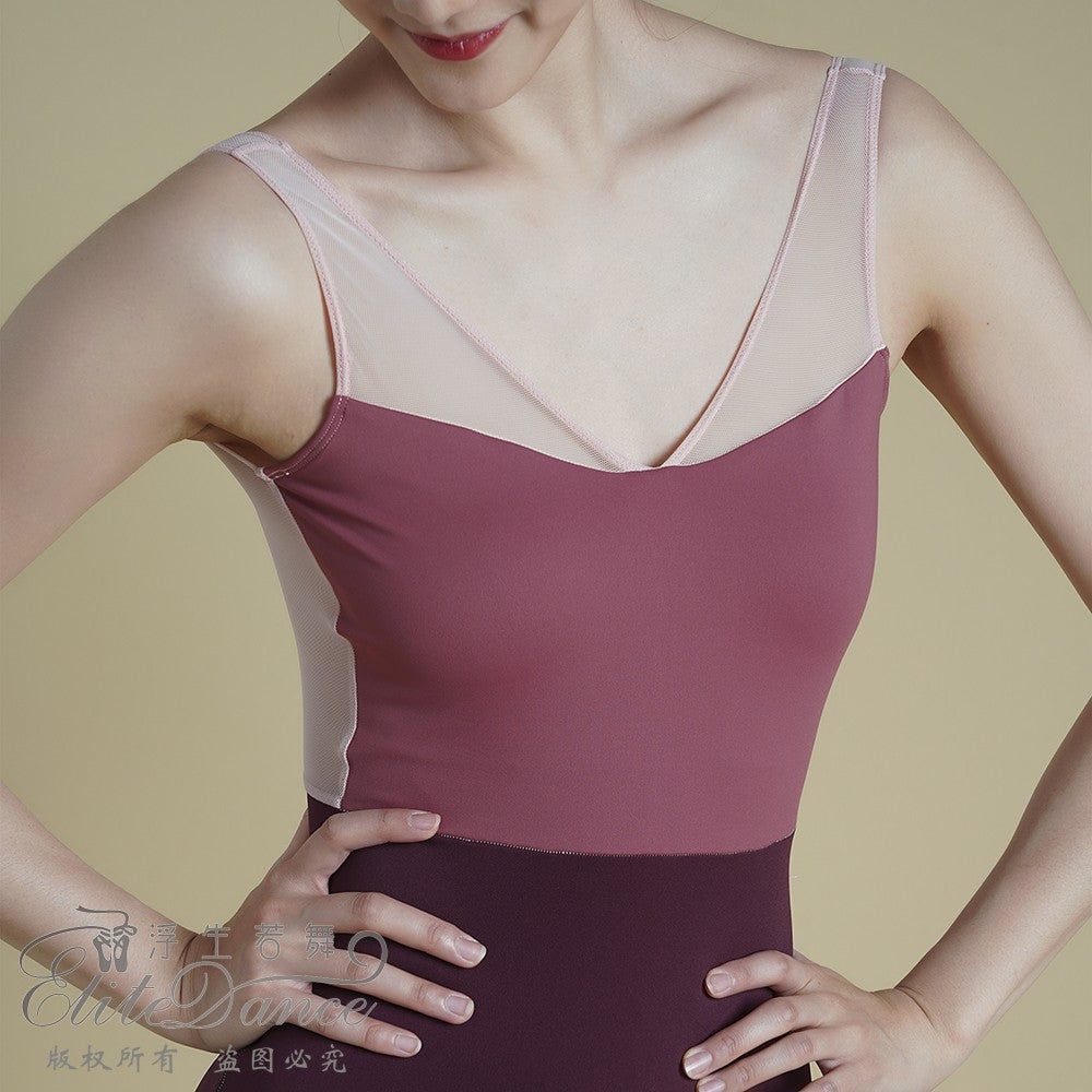 'The Color Trio' mesh tank leotard