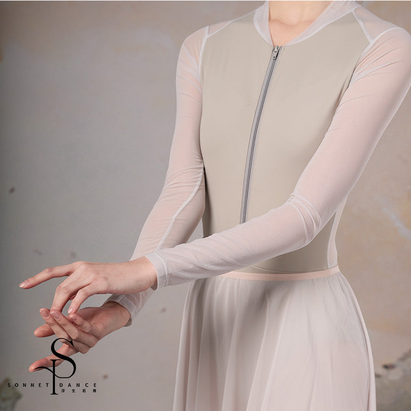 The Classic Extreme' mesh sleeves leotard – sonnetdance