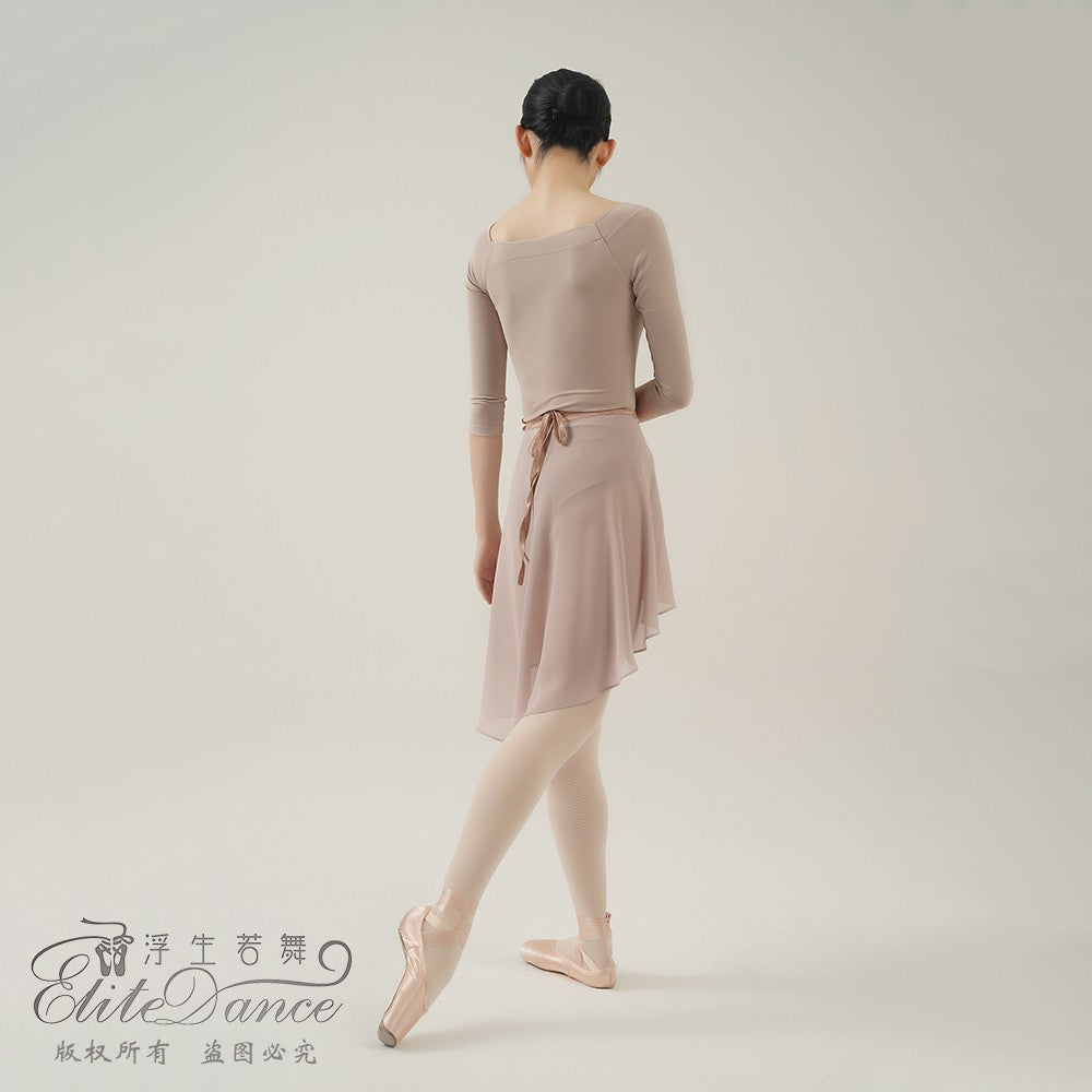 'The Nude'  classical long sleeves leotard