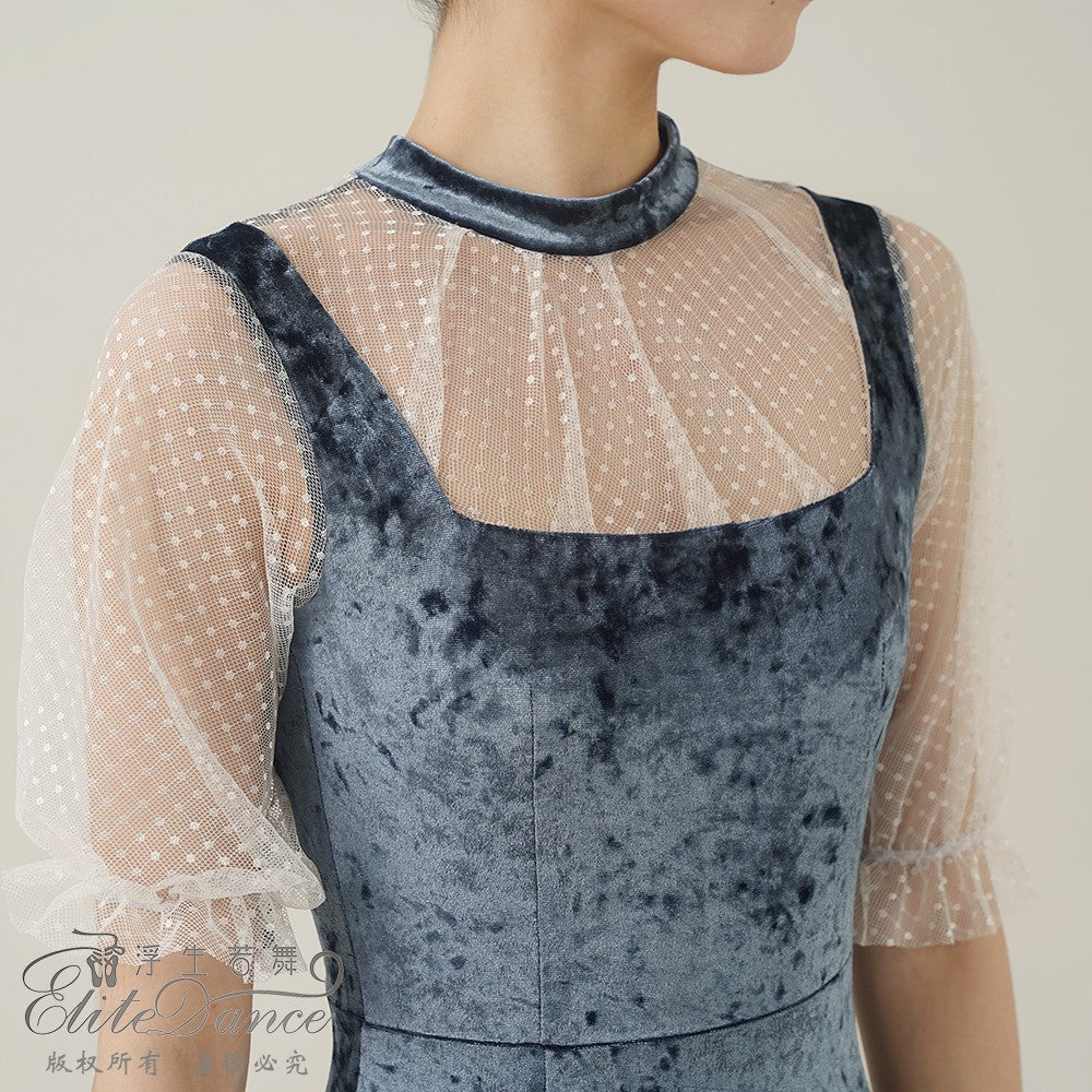 ' The Tudor ' vintage style mesh leotard