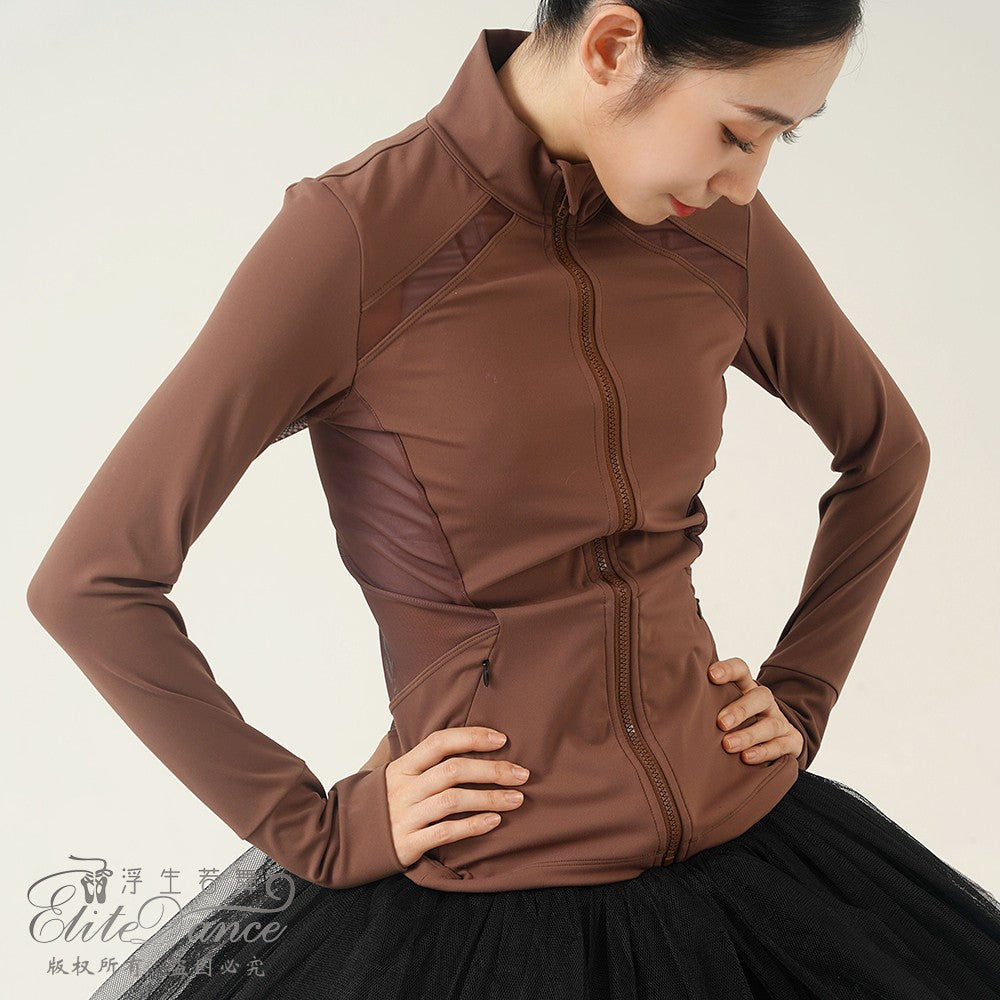 ‘ The Maillard ' full zip-up active jacket
