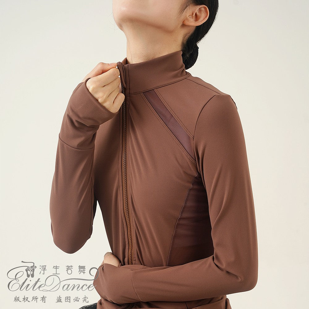 ‘ The Maillard ' full zip-up active jacket