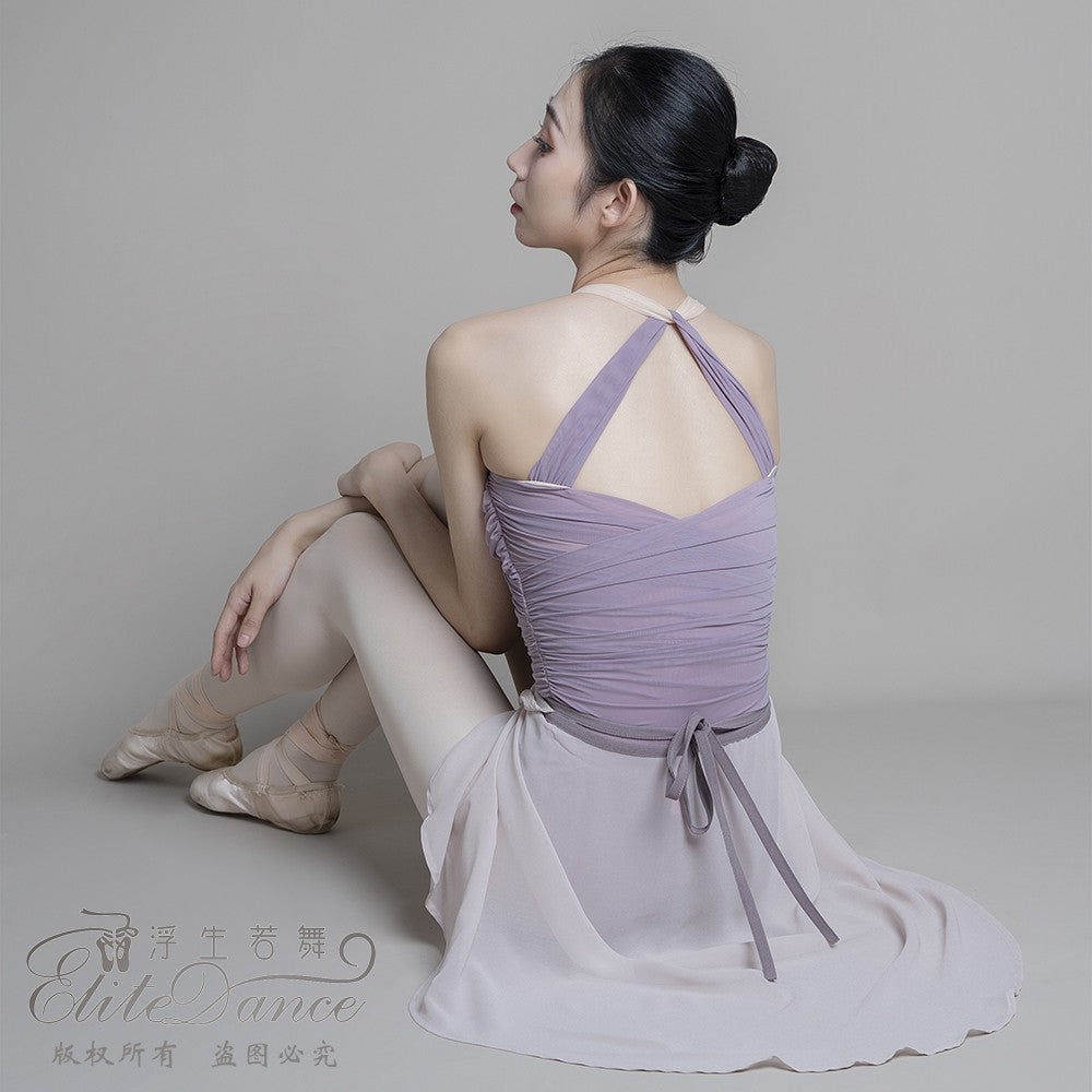 ' Fairy Concerto ' mesh halter neck leotard