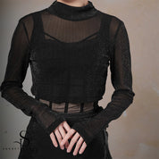 'The Star ' high nect knit top
