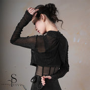 'The Star ' high nect knit top