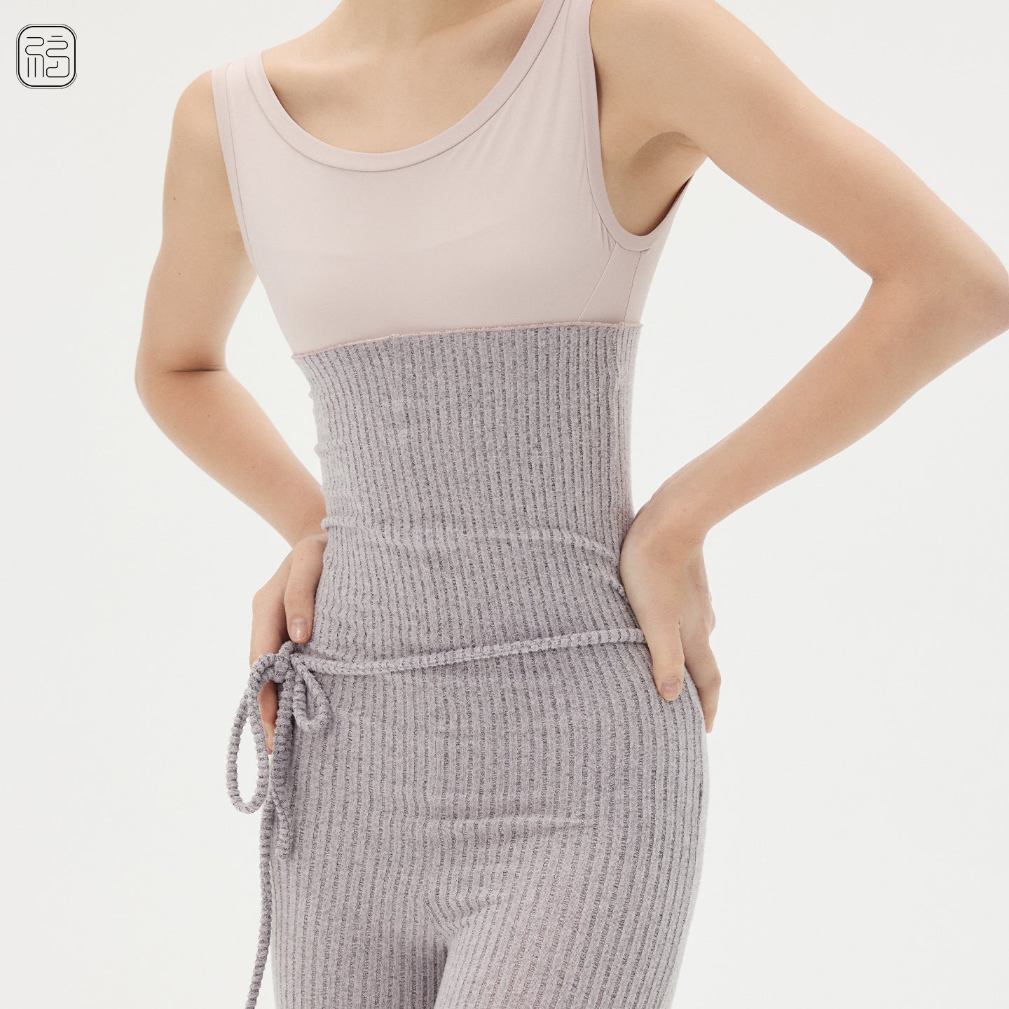 ‘ The Warm ' light weight pants with extended waist line