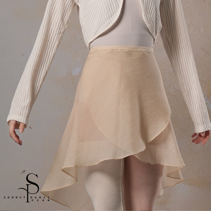 ' The Jewels ' long wrap skirt