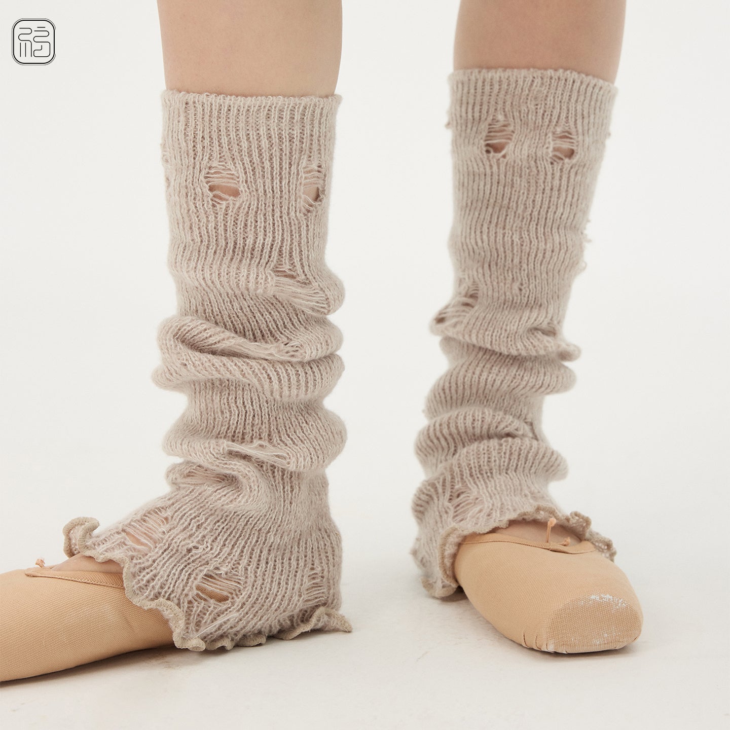 ' The Wasteland '  Ragged Knit Leg Warmers