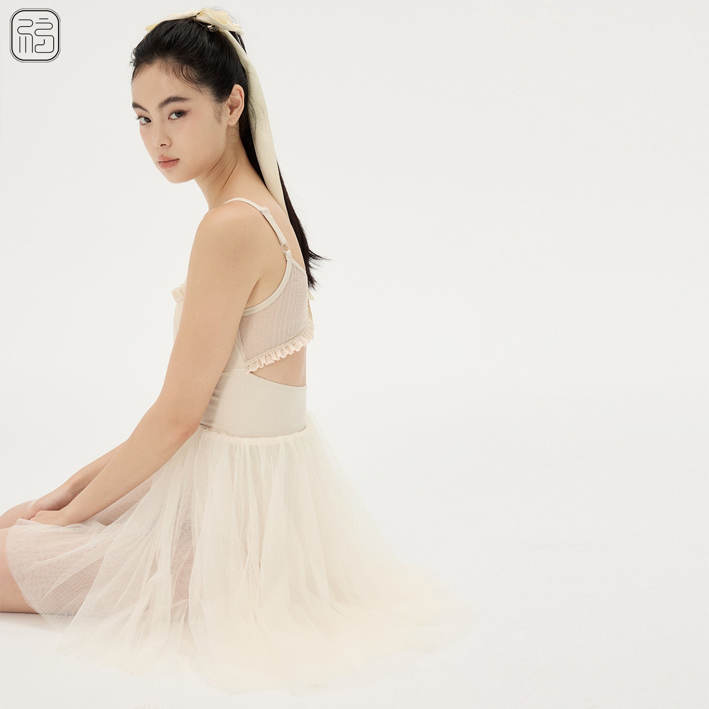 ' The Pearl ' Double Layers Mesh Mini TuTu