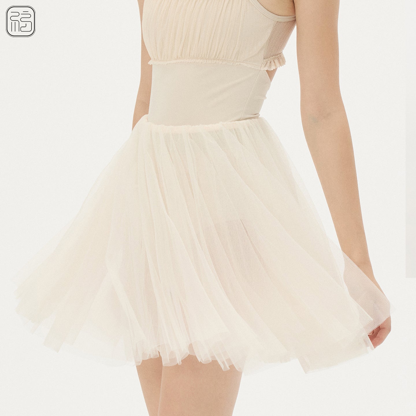 ' The Pearl ' Double Layers Mesh Mini TuTu