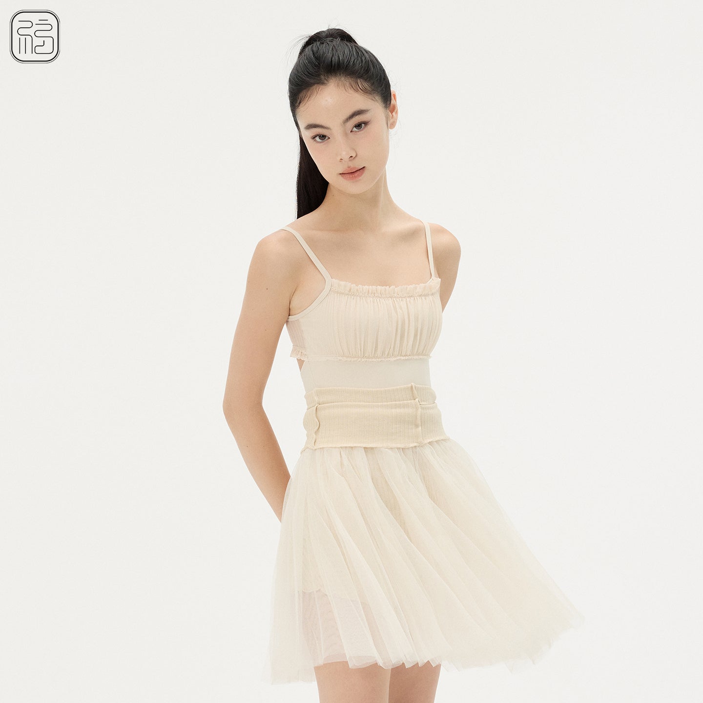 ' The Pearl ' Double Layers Mesh Mini TuTu