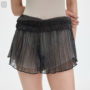 ' The Gold ' double-layer mesh shorts