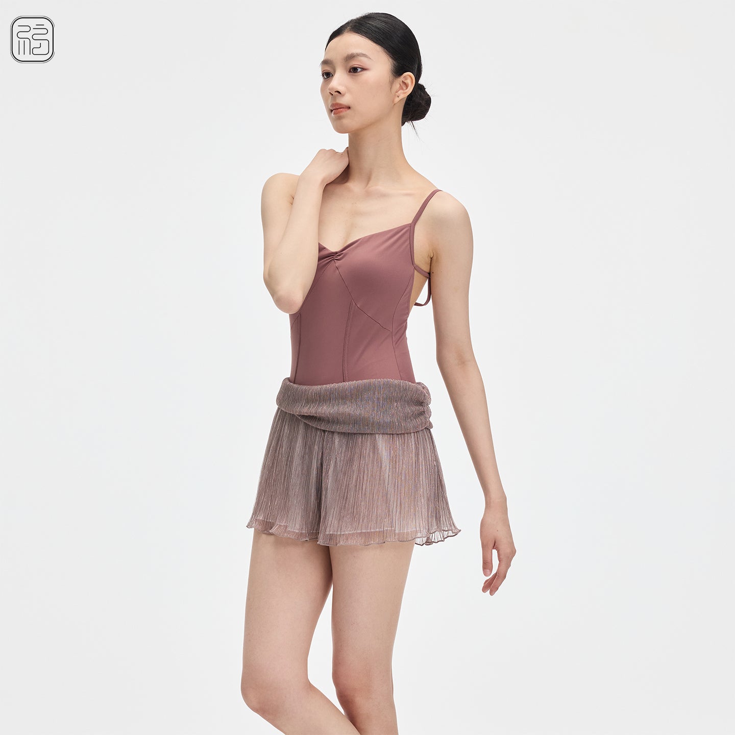 ' The Gold ' double-layer mesh shorts