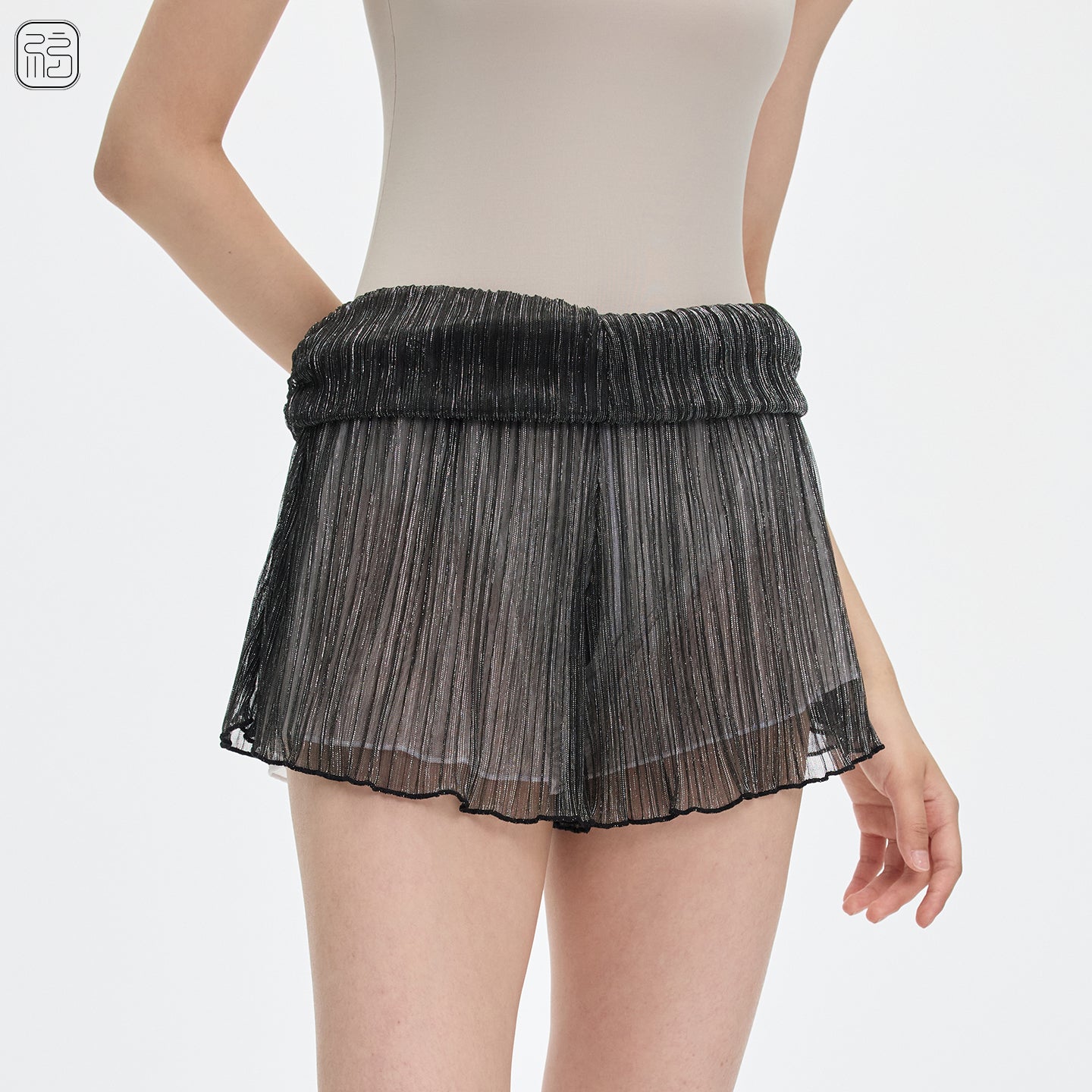 ' The Gold ' double-layer mesh shorts