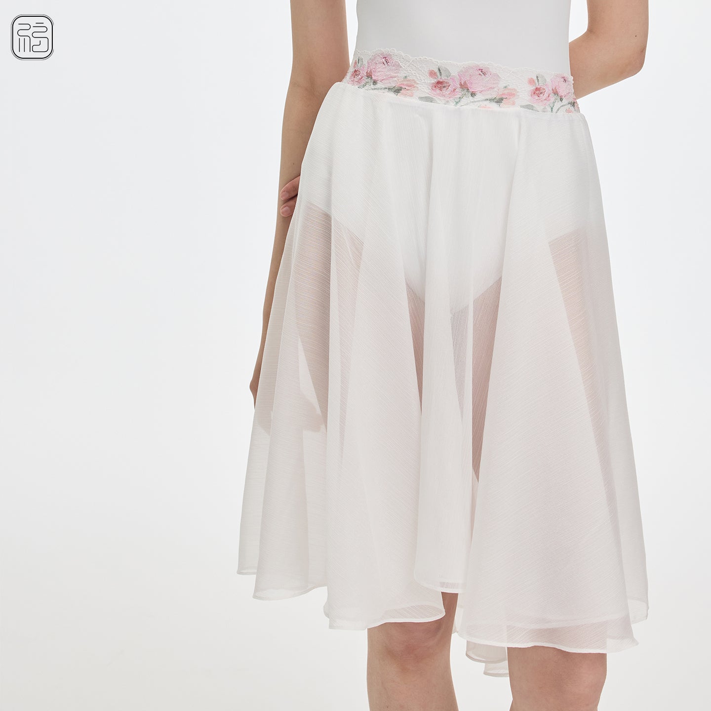 'The Tulip Lace ' Short-Sleeved leotard & skirt