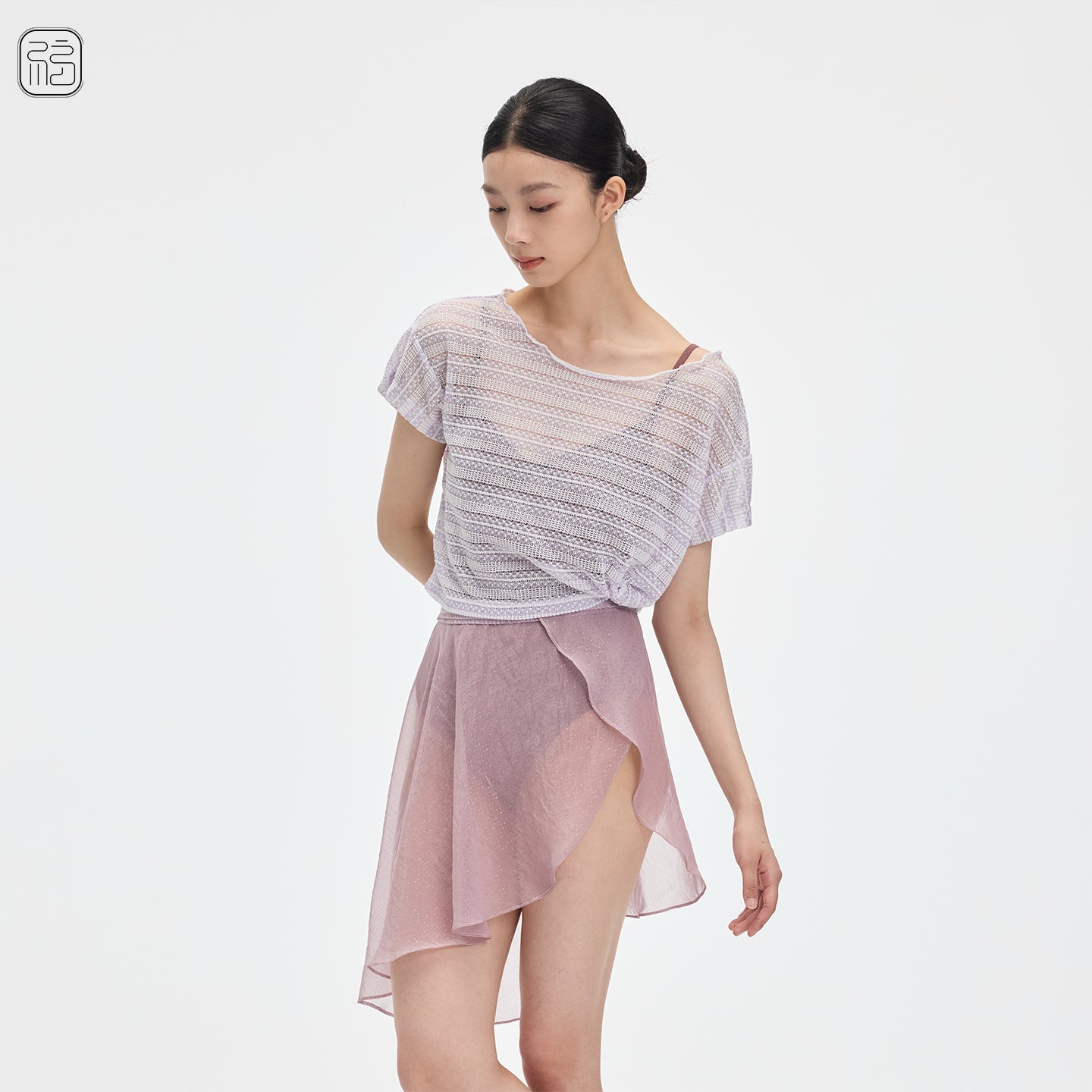 ' The Lace ' Knitted lightweight loose-fit top