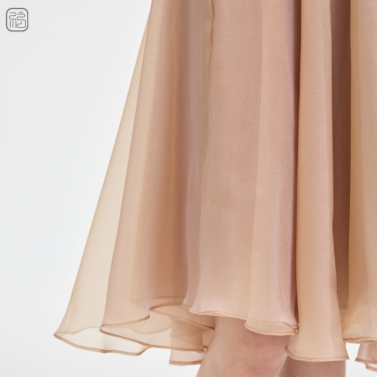 ' The Glaze'  double-layer ballet skirt