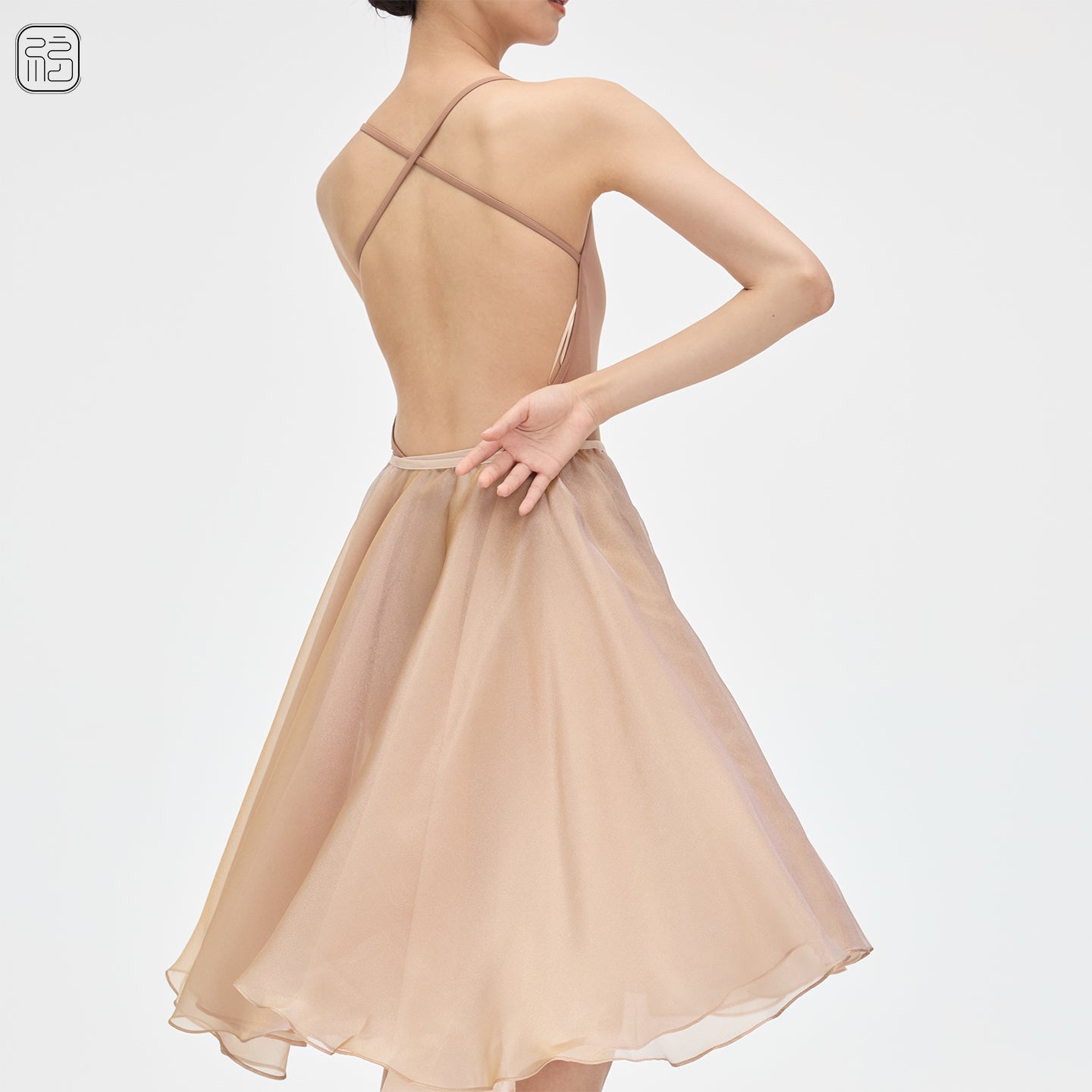 ' The Glaze'  double-layer ballet skirt