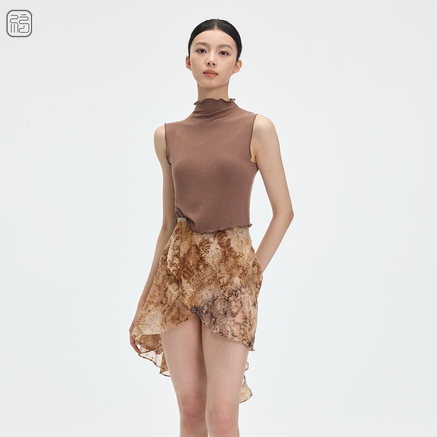 ' The Wasteland '  ballet wrap skirt