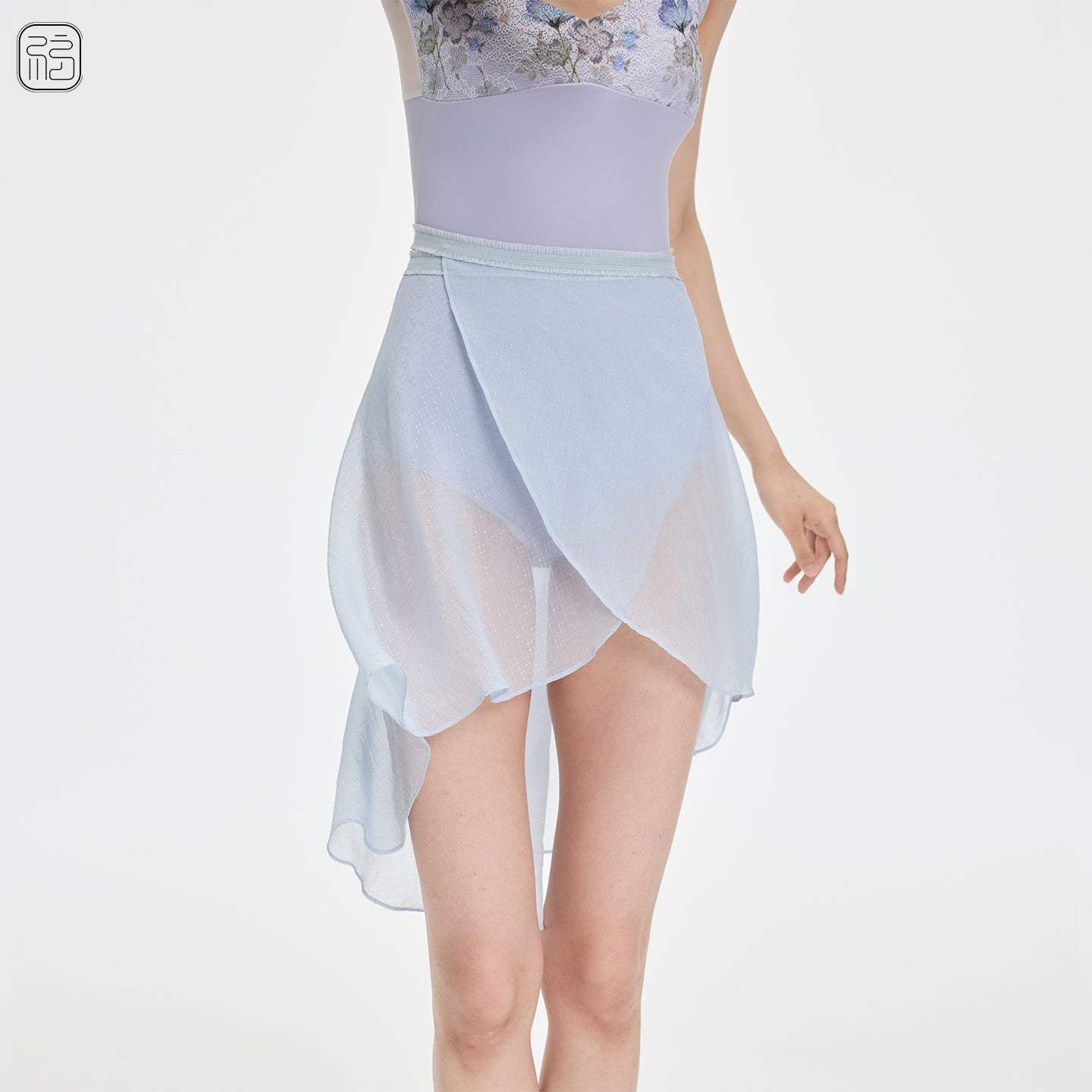 ' The texture ' ballet wrap skirt