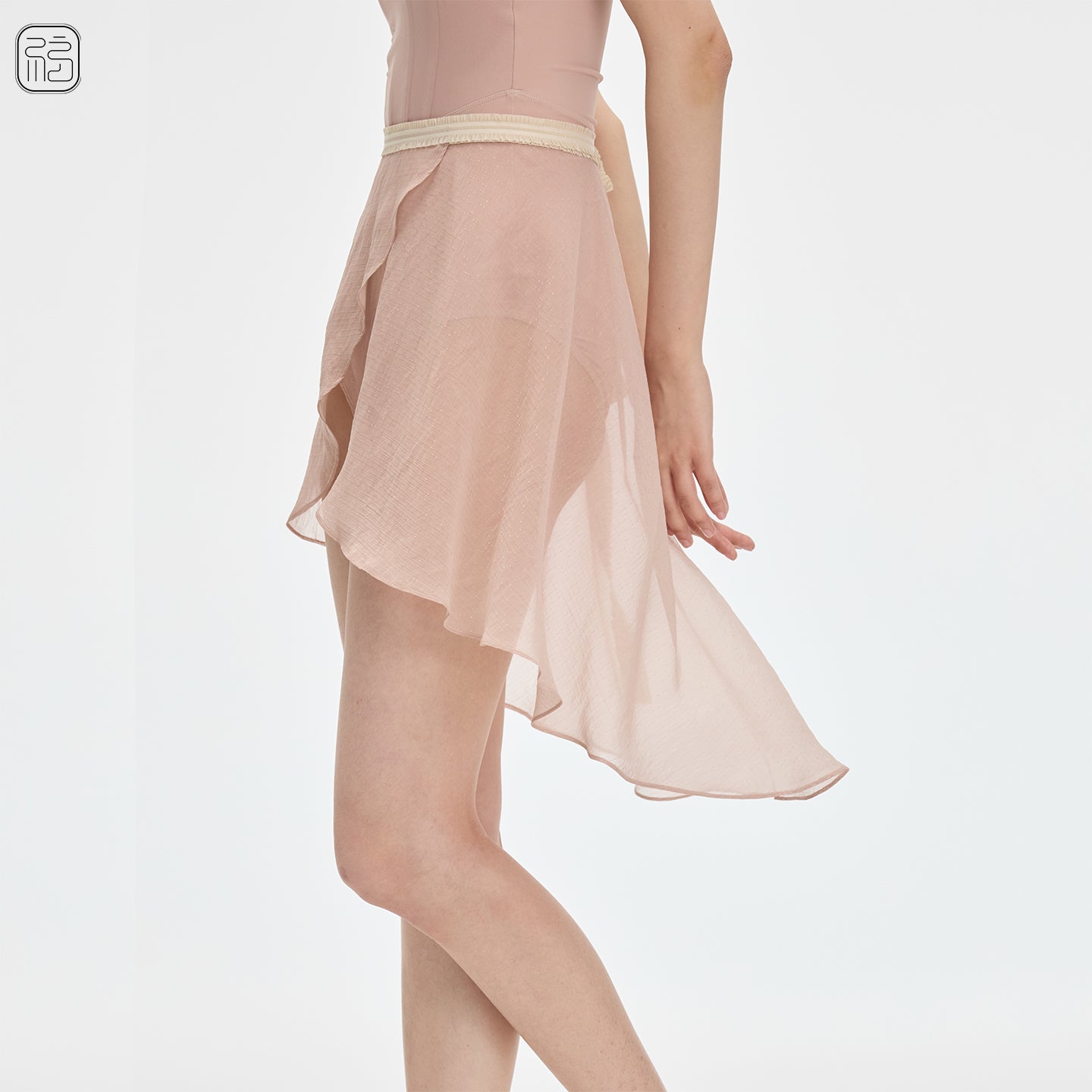 ' The texture ' ballet wrap skirt