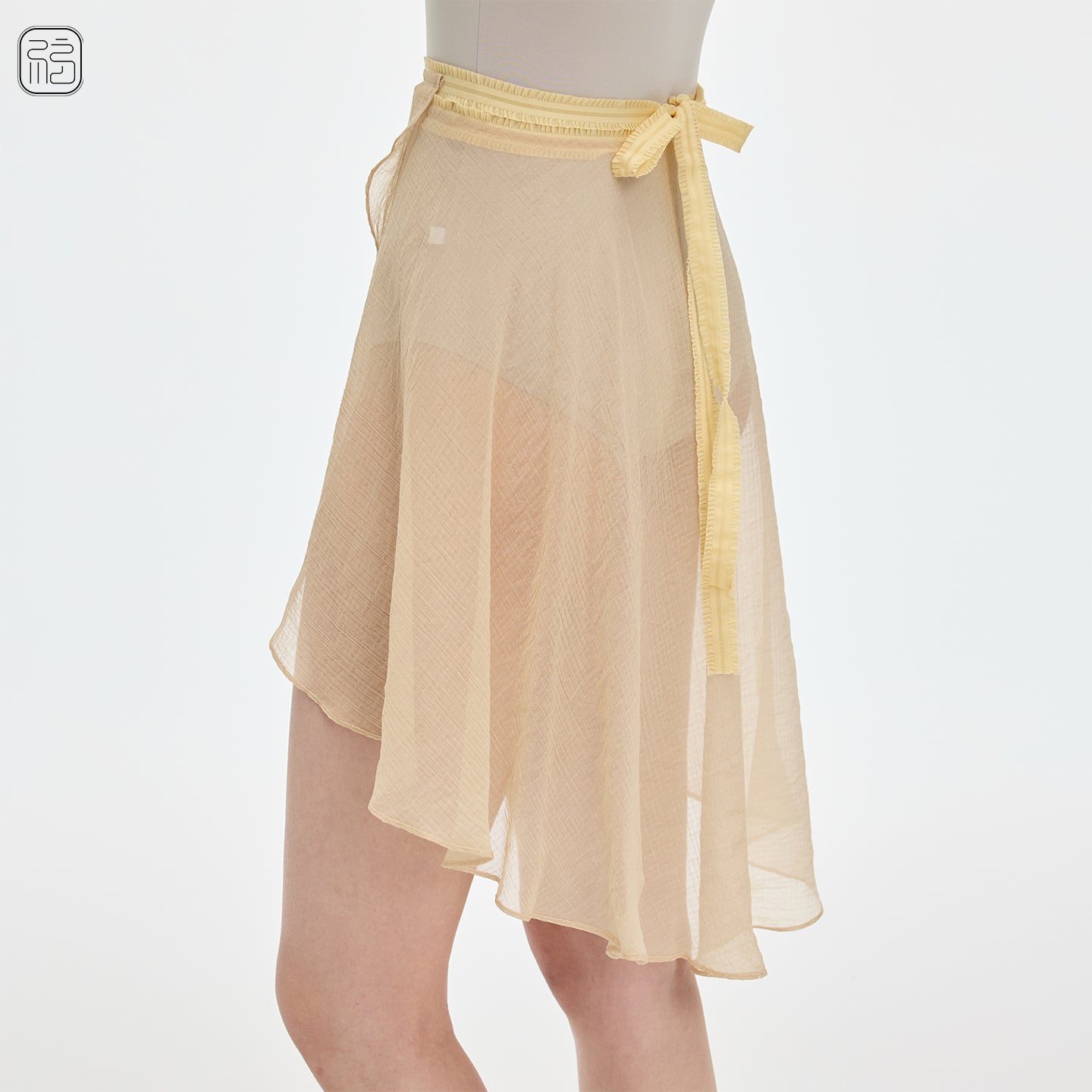' The texture ' ballet wrap skirt
