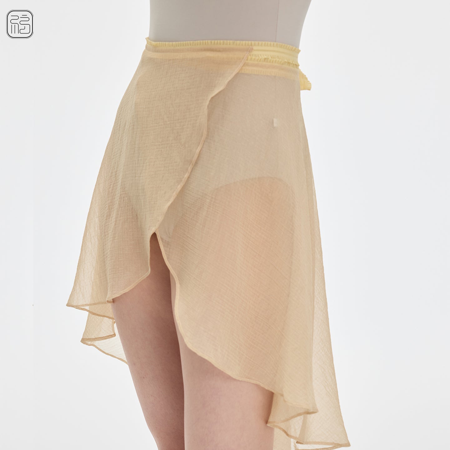 ' The texture ' ballet wrap skirt