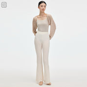 ' The Sheer '  Ice Silk Pleated Dance Pants