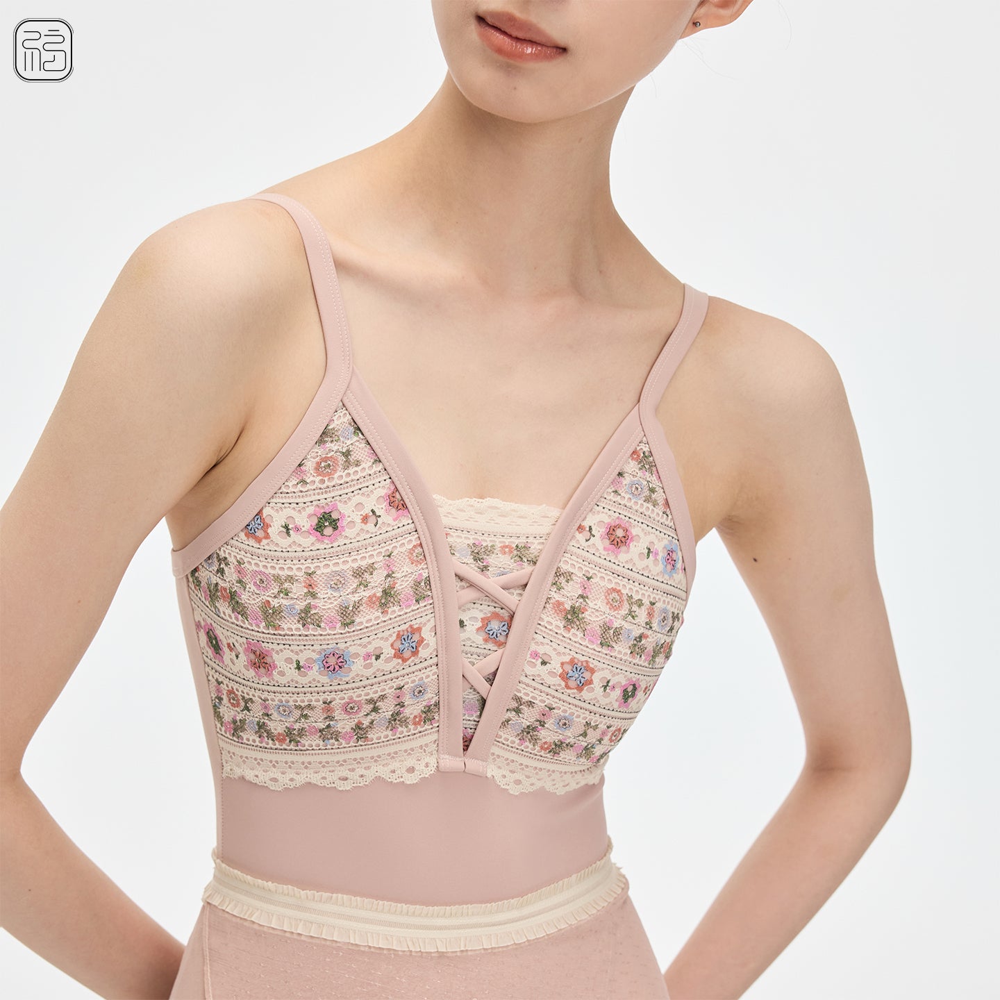 'Giselle Garden' camisole leotard