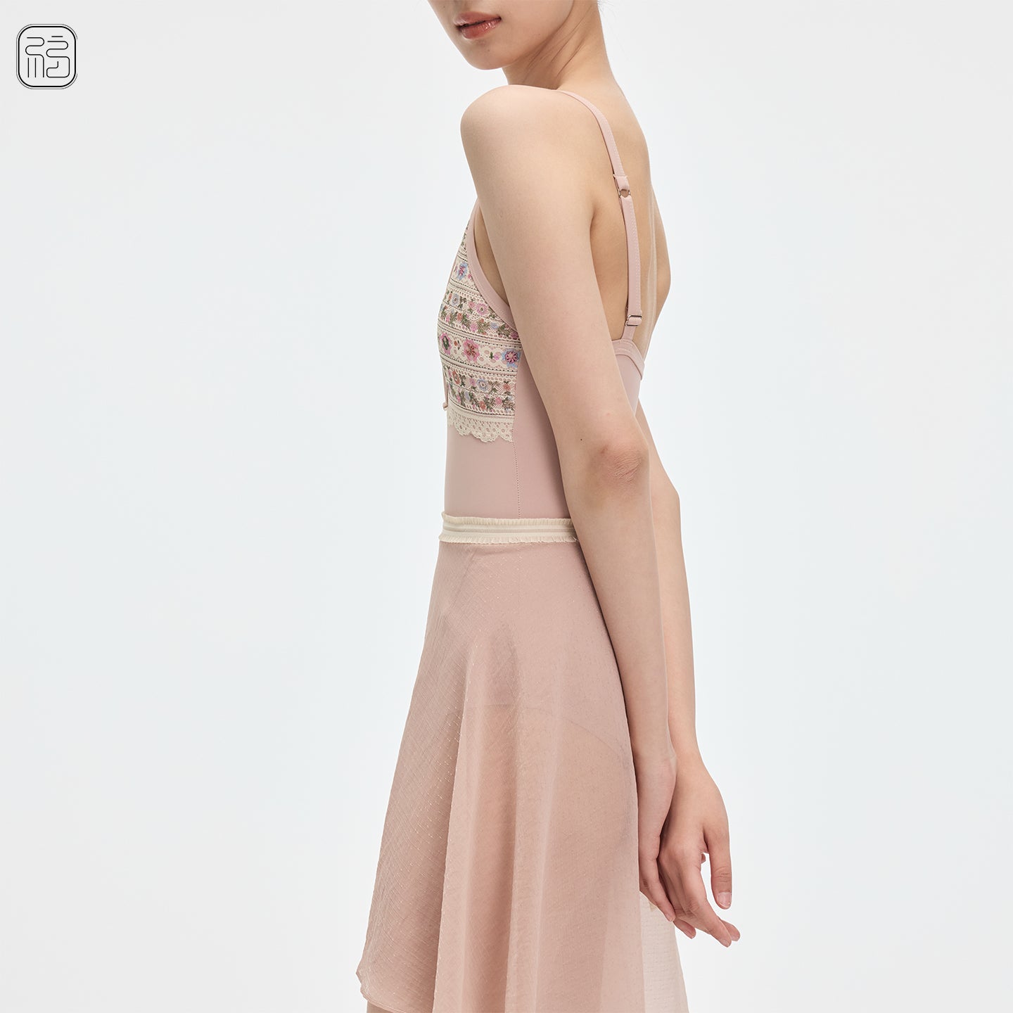 'Giselle Garden' camisole leotard