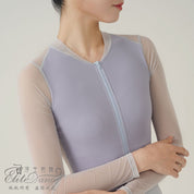 'The Classic Extreme' mesh sleeves leotard