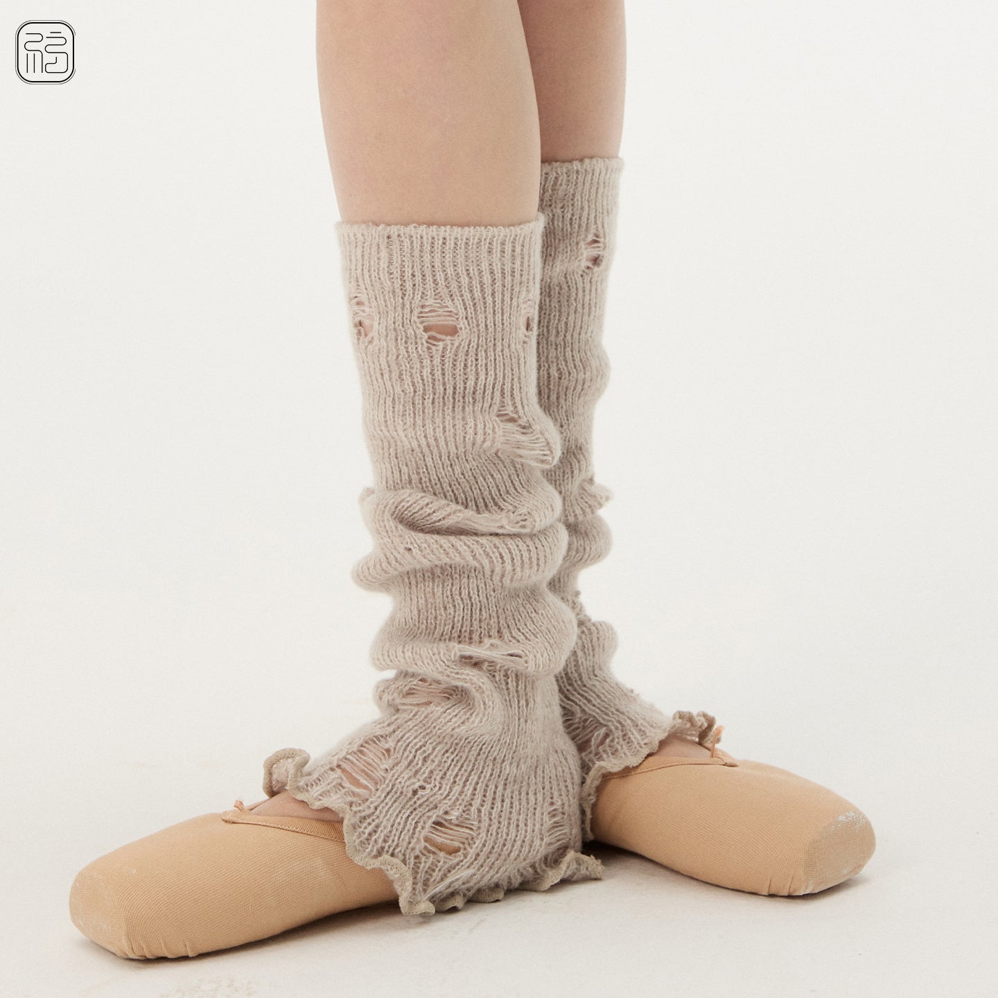 ' The Wasteland '  Ragged Knit Leg Warmers