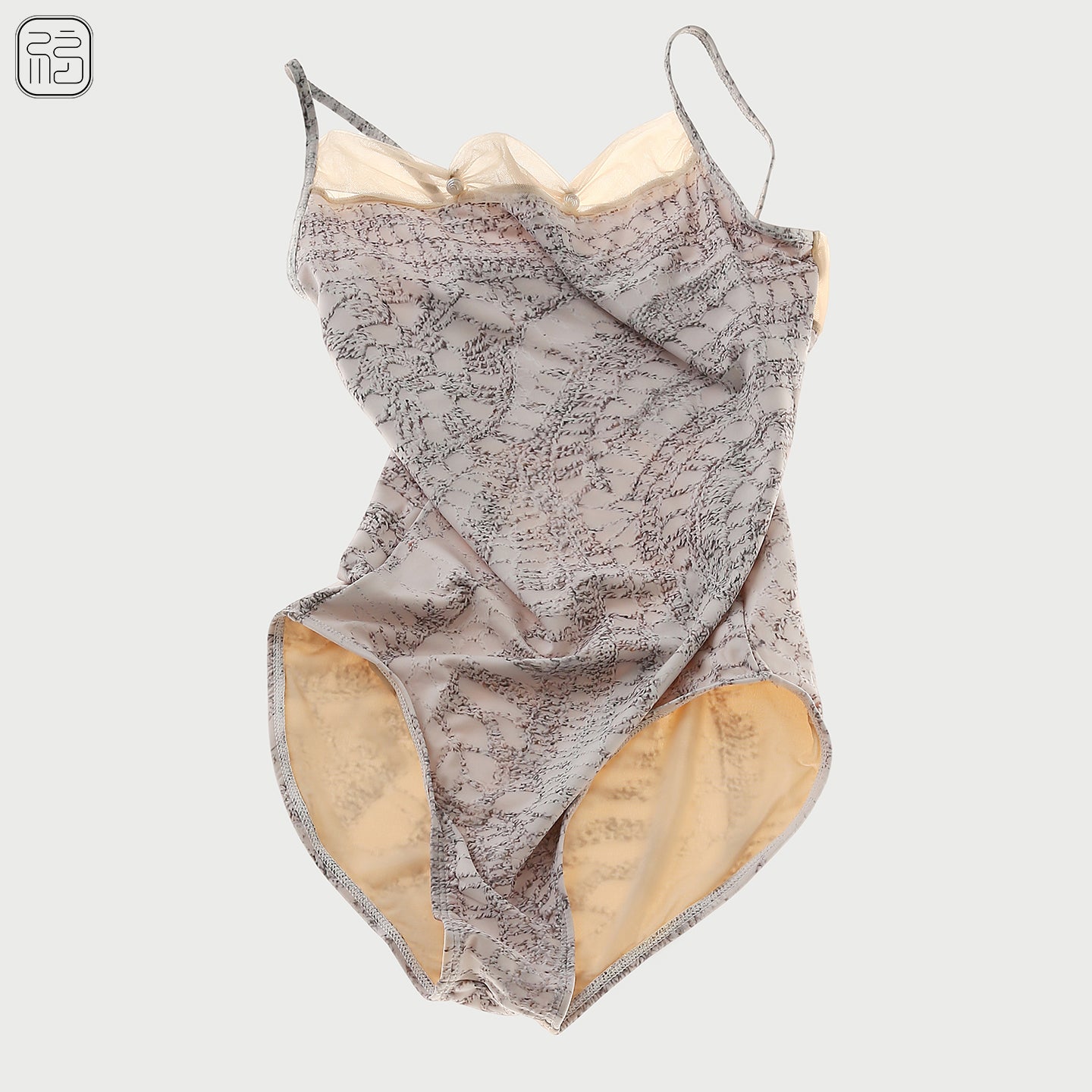 'The Weave ' Woven-Inspired Printed Leotard